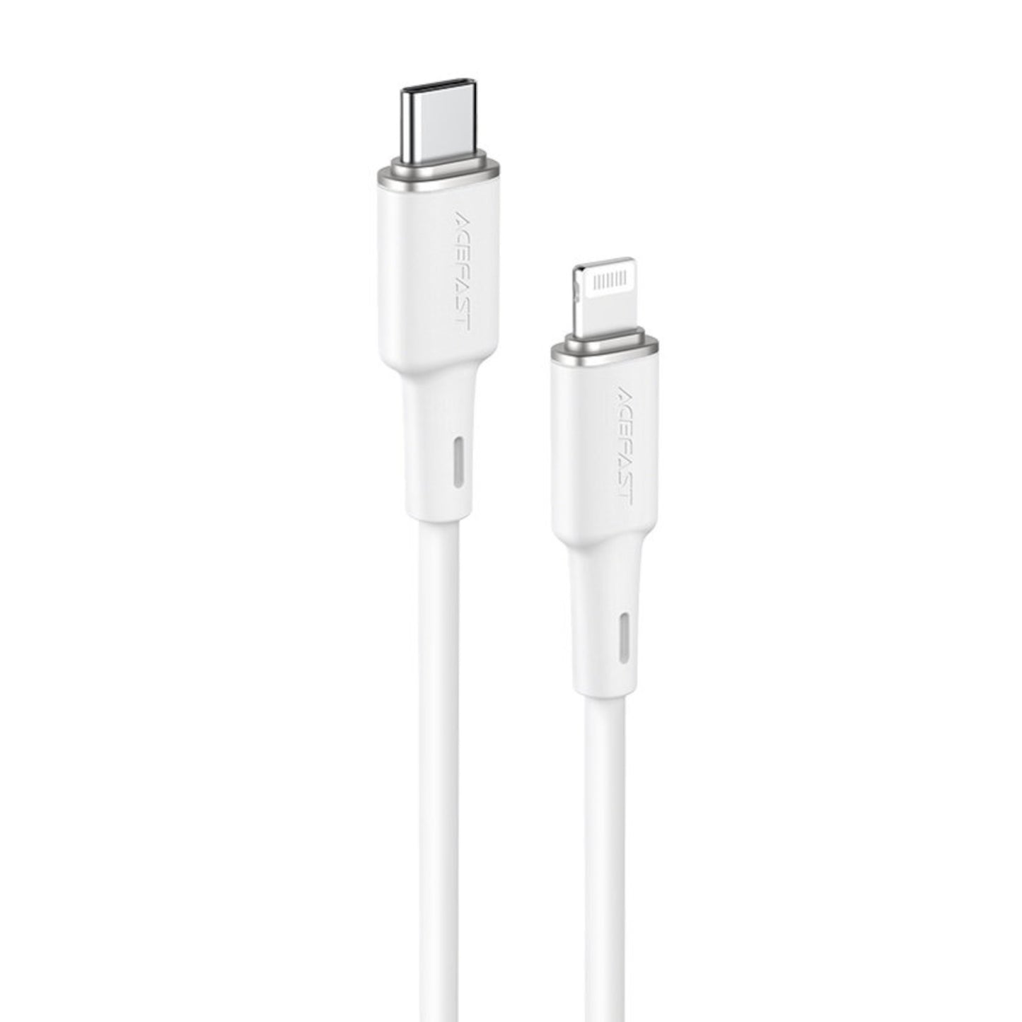 Acefast Lightning auf USB-C Ladekabel Apple MFI zertifiziert Weiß