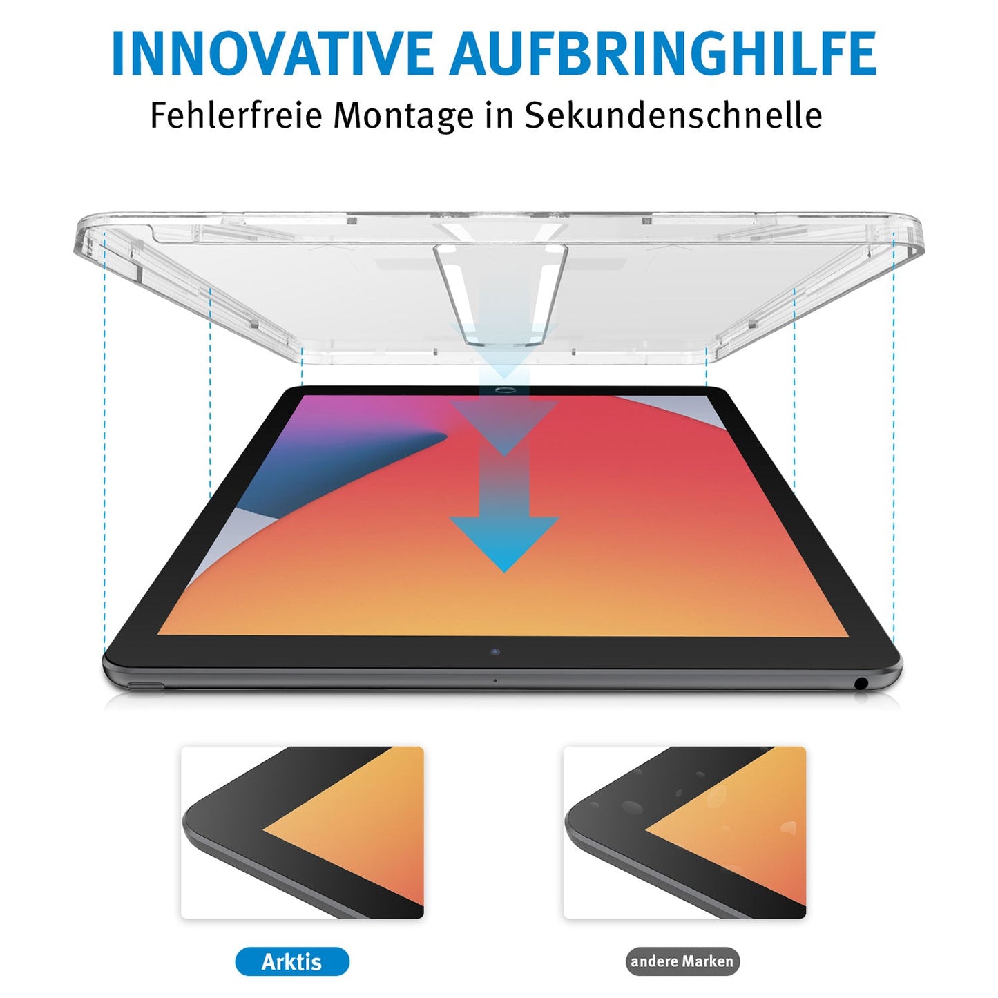 ArktisPRO iPad Air 10,5“ - iPad Pro 10,5" GLAS PRO Displayschutz