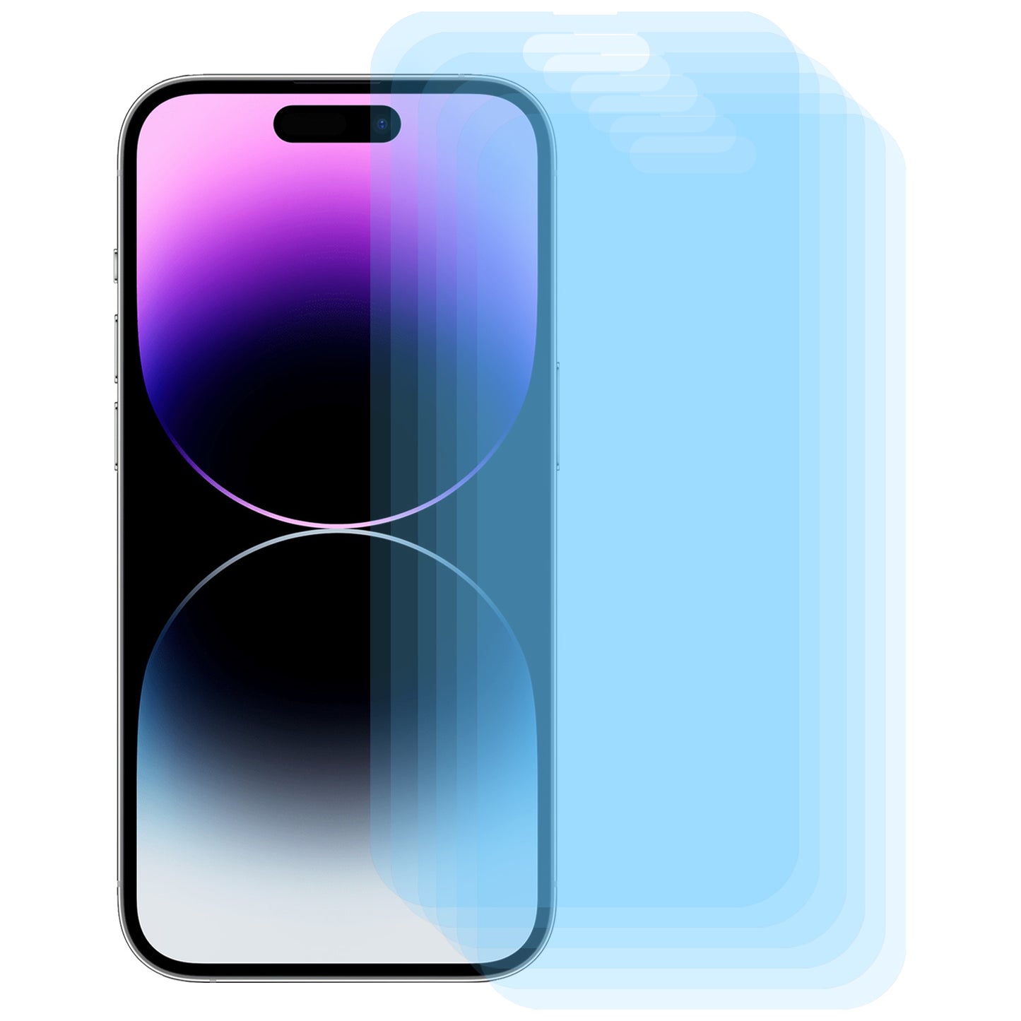 ArktisPRO 6 x kristallklare iPhone 14 Pro PREMIUM Display Schutzfolie