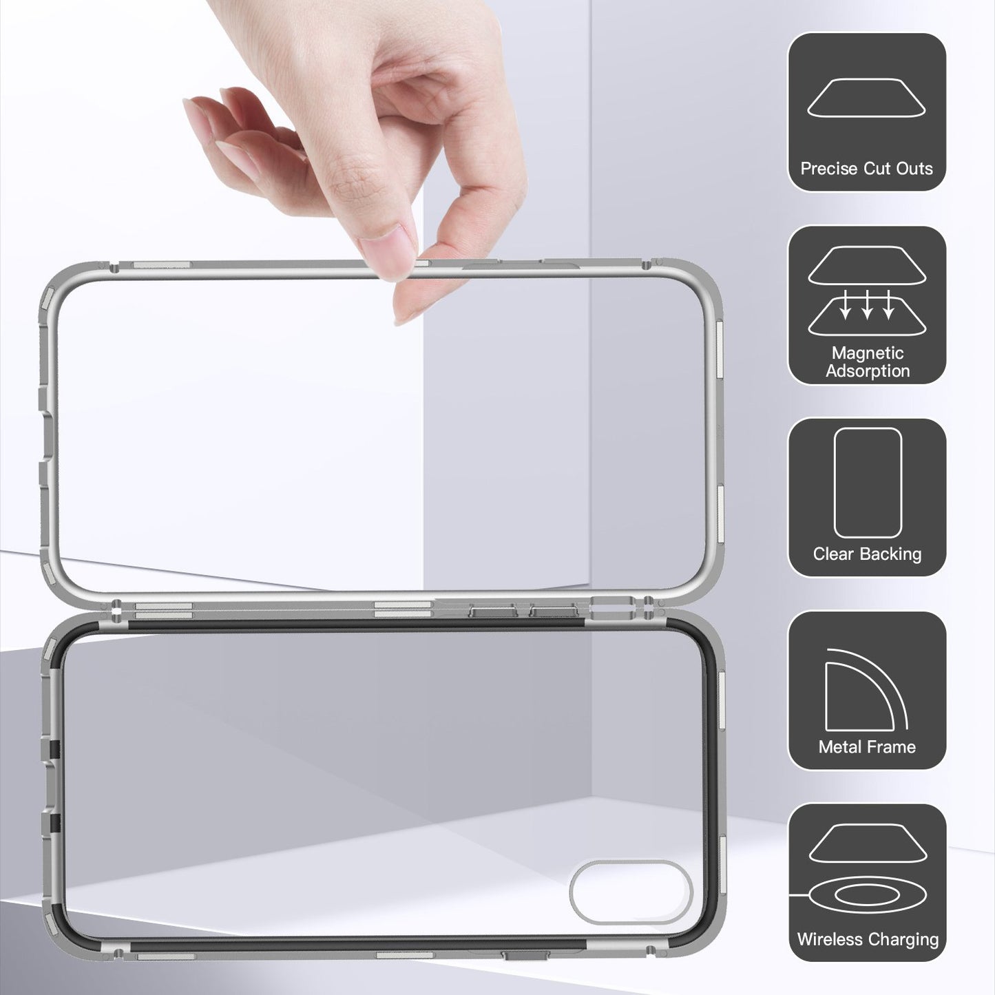 Aviato Magnetic Aluminum Case für iPhone X XS