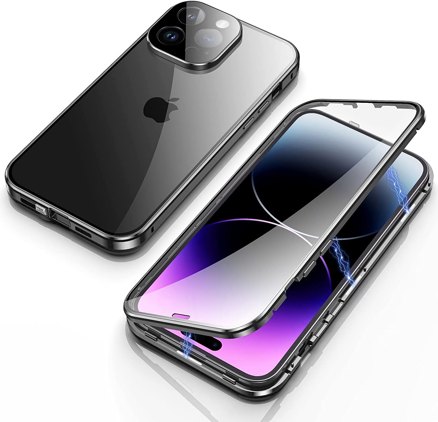 Aluminiumhülle für das iPhone 15 Pro, Silber
