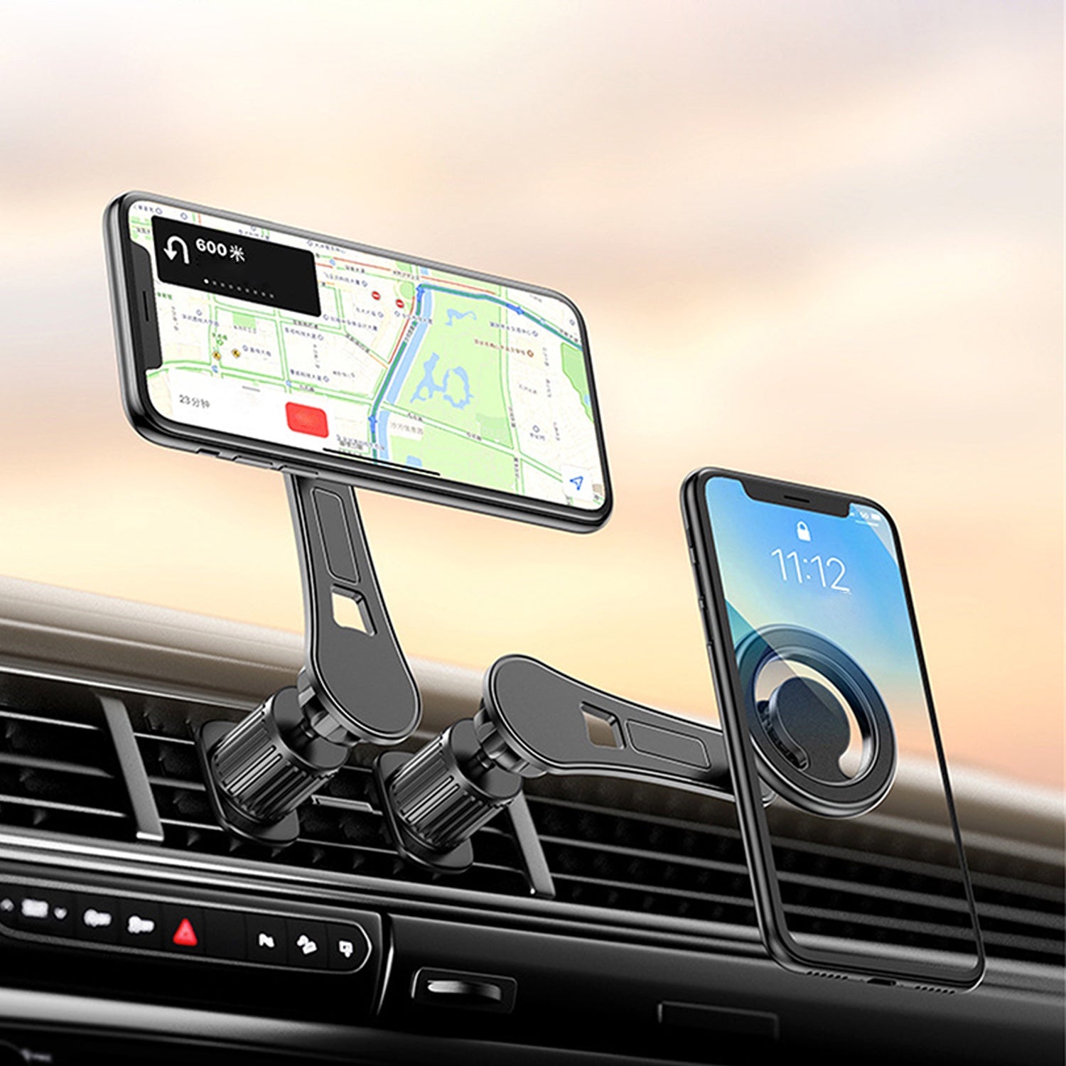 Auto Telefon Halter Kompatibel mit MagSafe Magnetische Auto Air Vent Handy  Halterung für iPhone 14 13