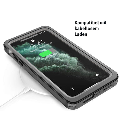Seacosmo IPhone 13 Wasserdichte Schutzhülle – Militärstandard, Stoßfest Mit Displayschutz, Schwarz